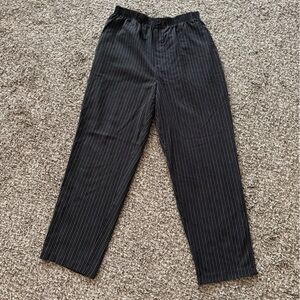 Vintage Striped Ankle Pants